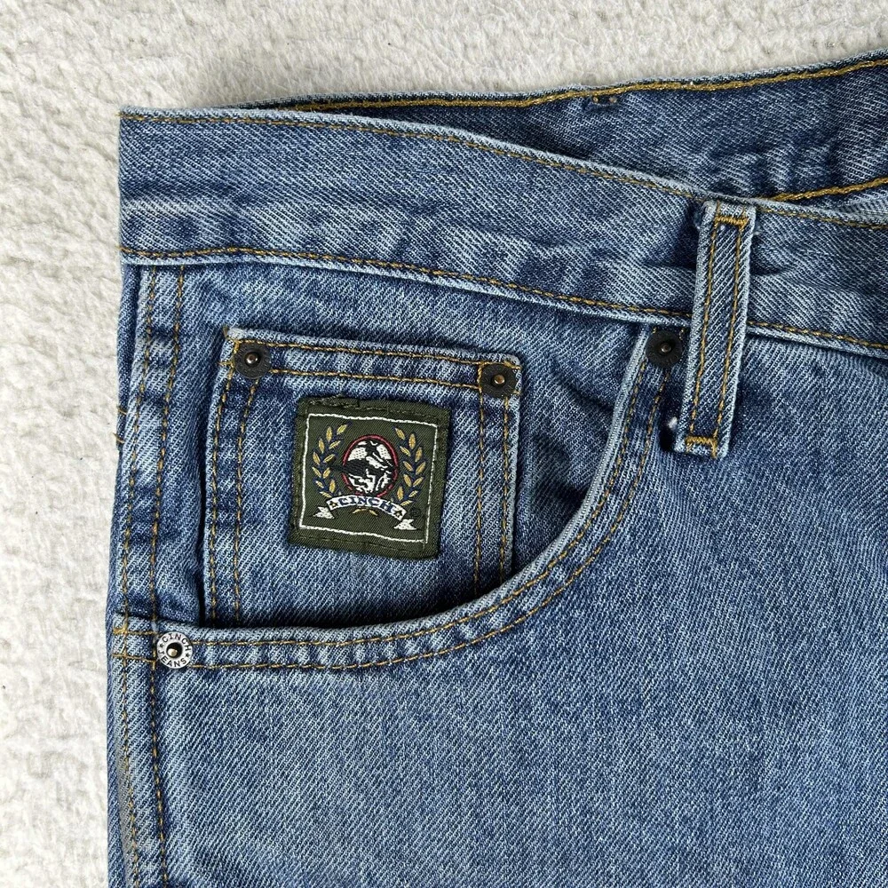 Cinch Jeans Mens 33x30 Relaxed Fit Straight Leg Denim Cinch Western Green Label